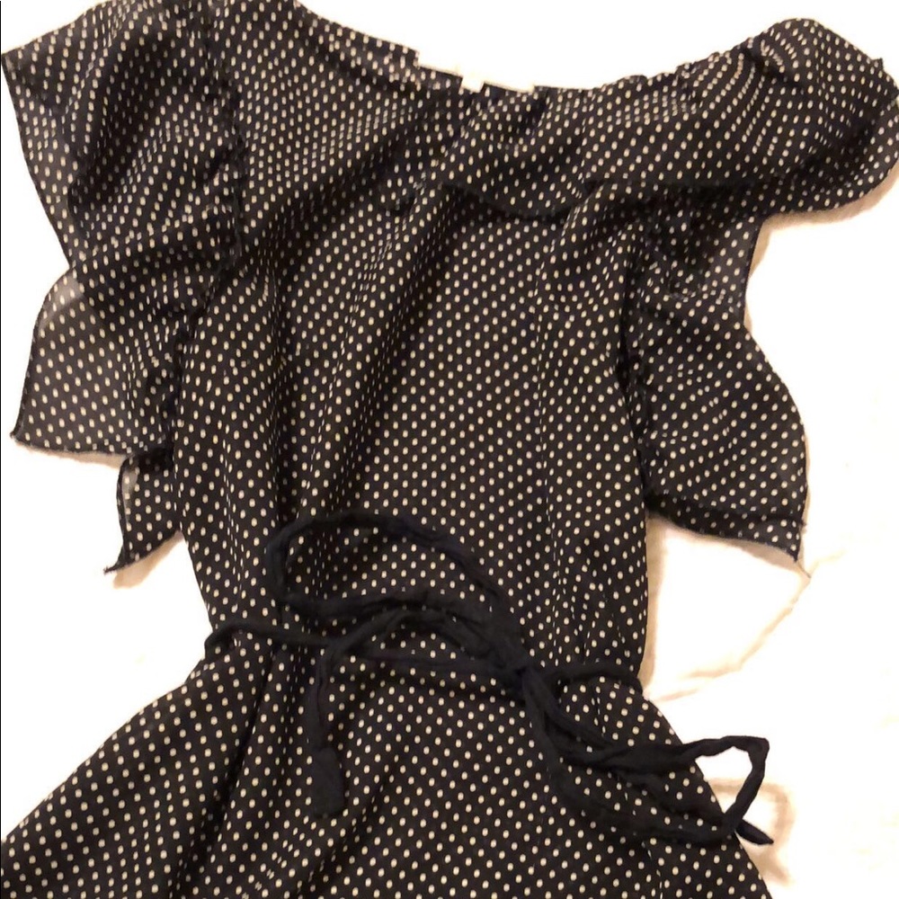 Beautiful  black and white dotes Blouse